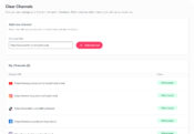 Whitelist channels